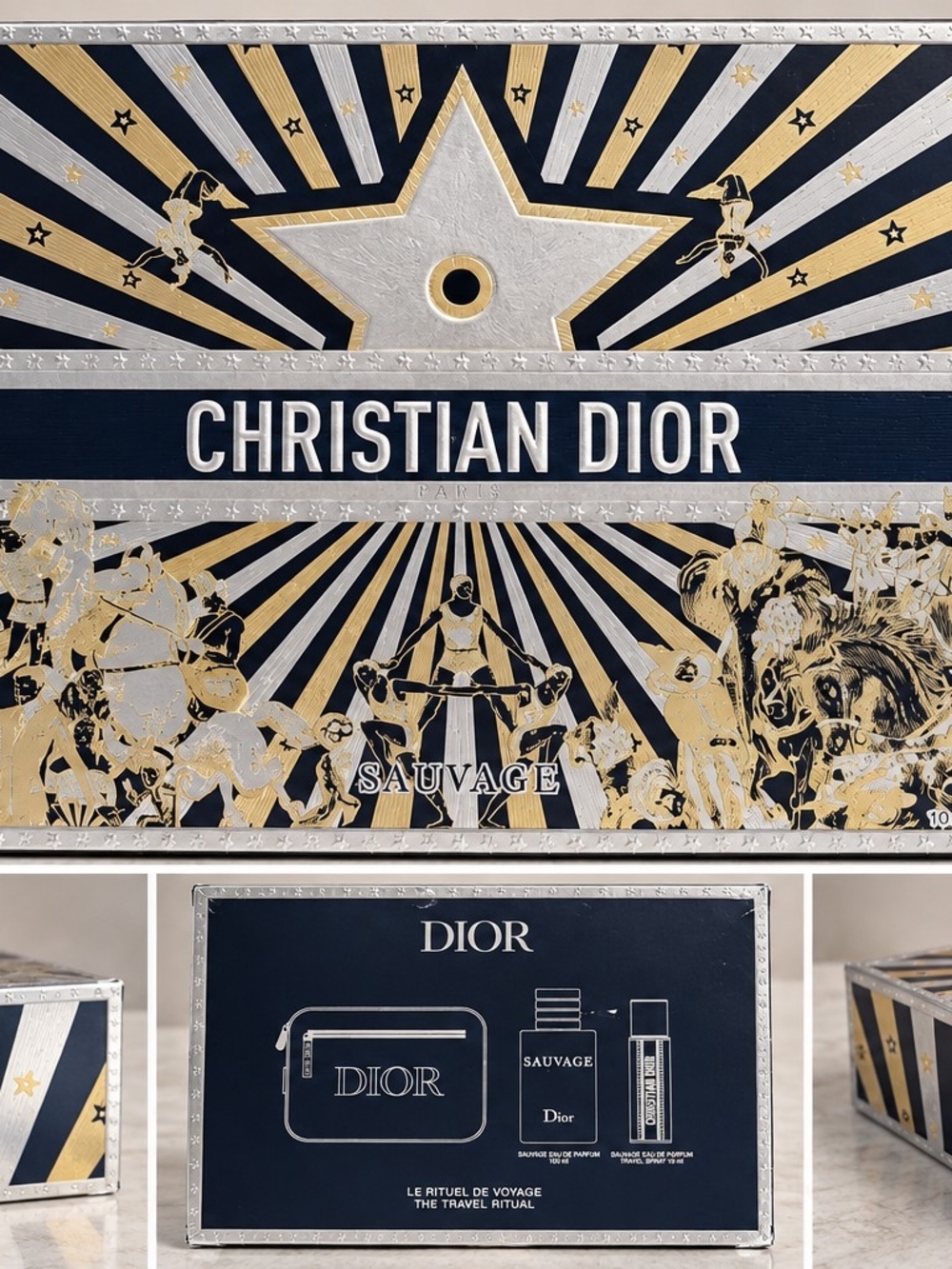 Christian Dior Sauvage Le Rituel de Voyage Limited Edition Gift Box – EMPTY